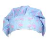 Adjustable Scrub Cap Cotton Men Women Work Cap Bouffant Hats Blue Scrub Cap, Flamingo