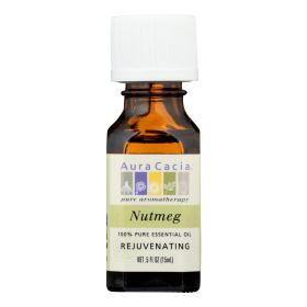 Aura Cacia - Pure Essential Oil Nutmeg - 0.5 Fl Oz