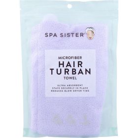 SPA ACCESSORIES by Spa Accessories SPA SISTER MICROFIBER HAIR TURBAN - LAVENDER