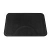 3‚Ä≤x 4.5‚Ä≤x 1/2" Beauty Salon Square Anti-fatigue Salon Mat (Square Outside And Round Inside) Black