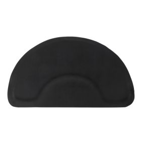 3‚Ä≤x 4.5‚Ä≤x 1/2" Beauty Salon Semicircle Anti-fatigue Salon Mat (Round Outside And Round Inside) Black