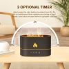 7 Color 250ml Air Humidifier Flame Essential Oil Diffuser Bedroom Mist Relax Home