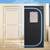 Portable Plus Type Full Size Far Infrared Sauna tent. Spa, Detox ,Therapy and Relaxation at home.Larger Space,Stainless Steel Pipes Connector Easy to