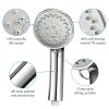 Handheld Shower Head Stainless High Pressure 5 Spray Settings Massage Spa Showerhead Chrome Face