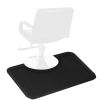 3‚Ä≤x 4.5‚Ä≤x 1/2" Beauty Salon Square Anti-fatigue Salon Mat (Square Outside And Round Inside) Black