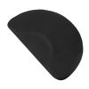 3‚Ä≤x 4.5‚Ä≤x 1/2" Beauty Salon Semicircle Anti-fatigue Salon Mat (Round Outside And Round Inside) Black