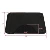 3‚Ä≤x 4.5‚Ä≤x 1/2" Beauty Salon Square Anti-fatigue Salon Mat (Square Outside And Round Inside) Black