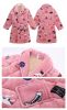 Thicken Soft Plush Lapel Bathrobes for Boys Girls Winter Bath Homewear, Bears