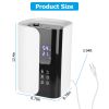 5L/1.32Gal Humidifiers Top Fill Cool Mist Humidifier with Essential Oils Diffuser Filter 360¬∞ Rotatable Outlet Nozzle 1-8 Hours Timer 1-3 Level Mist