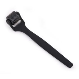 Matte 540 Microneedle Roller Feel Oil Rubber Oil Handle Matte (Option: Black-1.0mm)