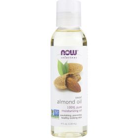 ESSENTIAL OILS NOW by NOW Essential Oils SWEET ALMOND OIL 100% MOISTURIZING SKIN CARE 4 OZ (SKU: 327707)