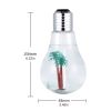 1pc 400ml Colorful Light Bulb Air Humidifier Essential Oil Diffuser Atomizer Freshener Mist Sprayer Car Home Silent Humidifier