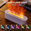 Flame Essential Oil Diffusers, Upgrade 7 Colour Lights Aromatherapy Diffuser, Oil Diffuser, Air Humidifier, Aroma Diffusers For Home, Bedroom, Office,