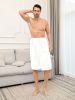 Ultimate Mens Spa Towel Bathroom Wrap with Pockets