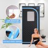 Portable Plus Type Full Size Steam Sauna tent. Spa, Detox ,Therapy and Relaxation at home.Larger Space,Stainless Steel Pipes Connector Easy to Install