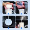 Dropshipping Car Diffuser Aroma Ultrasonic Water Mist Humidifier Lighting Oils Diffuser Car Aroma Diffuer Humidifier