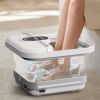 Foot Spa Bath Massager with Heat Massage and Scrubber